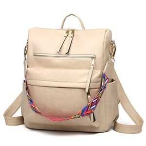 backpack purse for women fashion convertible travel bag multipurpose design faux leather satchel handbags ladies girls bookbag shoulder bags