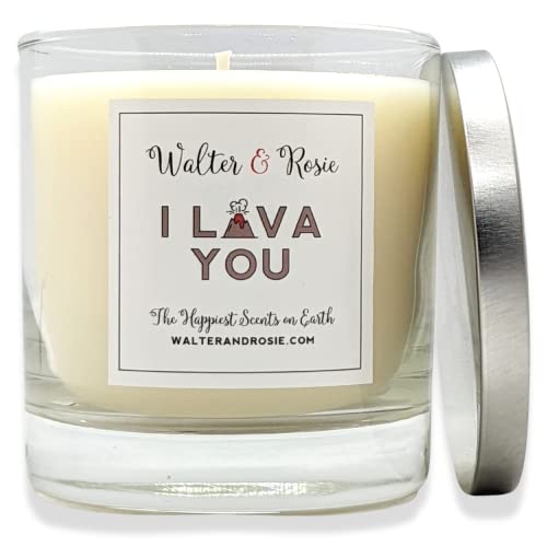 Walter & Rosie Candle Co. - I Lava You 11oz Scented Candle Inspired by Pixar's Lava - Smell of Disney - Happiest Scents on Earth - Soy Blend - Burns up to 40 Hrs - Valentine's Day Gift