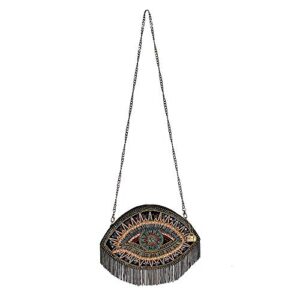 Mary Frances Inner Vision Beaded Crossbody Handbag