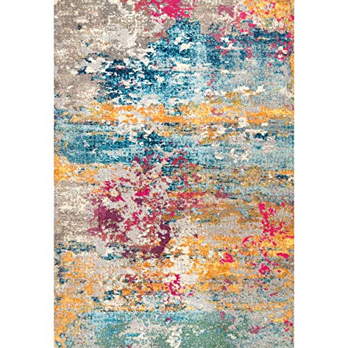 nuLOOM Monet Modern Runner Rug, 2' x 8', Multi