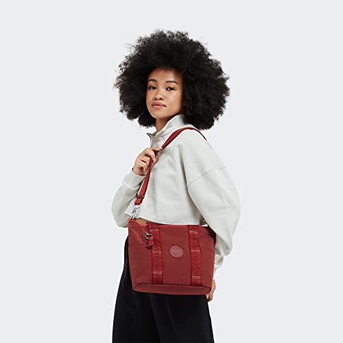 Kipling Lora Tote Bag, Dusty Carmine