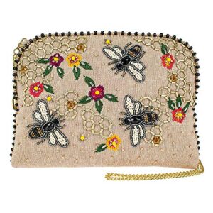 mary frances crossbody/makeup bags (bee kind)