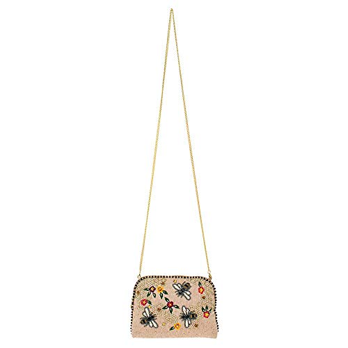 Mary Frances Crossbody/Makeup Bags (Bee Kind)