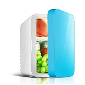 holppo mini fridge 6 liters compact portable insulation cabinet mini refrigerator for bedroom, office, dormitory, car-great for skin care and cosmetics