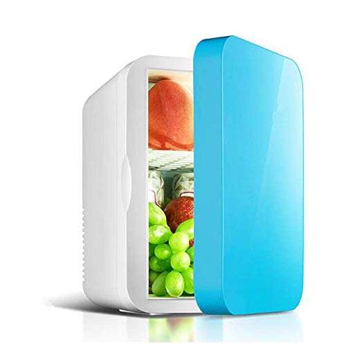 HOLPPO Mini Fridge 6 Liters Compact Portable Insulation Cabinet Mini Refrigerator for Bedroom, Office, Dormitory, Car-Great for Skin Care and Cosmetics