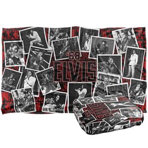 elvis presley comeback to 68 officially licensed silky touch super soft throw blanket 36″ x 58″