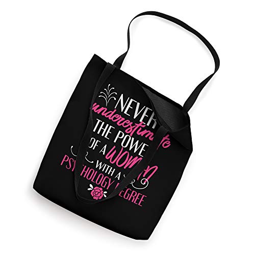 Psychology Degree Graduation Women PhD PsyD Doctorate Gift Tote Bag