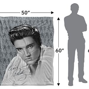 Elvis Presley Moves Officially Licensed Silky Touch Super Soft Throw Blanket 50" x 60"
