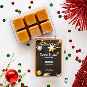 The Candle Daddy Deez Nutz Holiday Edition - Banana Nut Bread Scent - Maximum Scented Wax Melt Cubes - 2 Ounce Pack - Perfect for Christmas