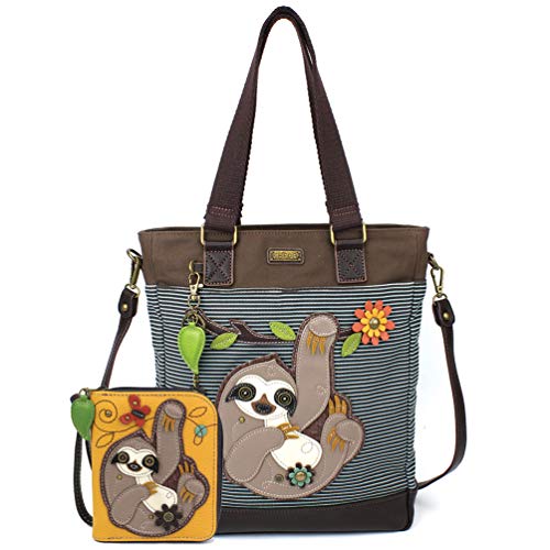 Chala Work Tote (Sloth Handbag and Wallet Combo)