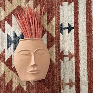 Abani Rugs Native Tribal Print Burnt Amber & Beige Living Room Rug - Premium Southwestern Style Non-Shedding 5'3" x 7'6" (5x8) Area Rug