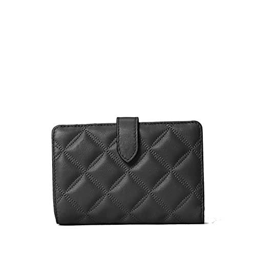 Kate Spade New York Natalia Medium Bifold Leather, Wallet Lightweight, Black