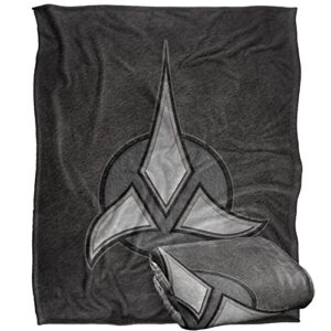 Star Trek Klingon Empire Officially Licensed Silky Touch Super Soft Throw Blanket 50" x 60"
