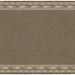 Brumlow MILLS Vernal Home Indoor Area Rug with Traditional Solid Print Pattern for Living Room Decor, Dining Room, Kitchen Rug, or Bedroom Mat, 30" x 46", Neutral