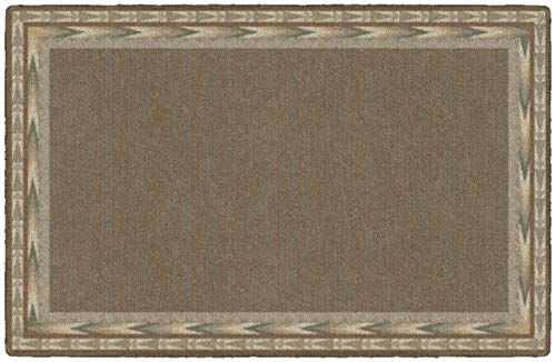 Brumlow MILLS Vernal Home Indoor Area Rug with Traditional Solid Print Pattern for Living Room Decor, Dining Room, Kitchen Rug, or Bedroom Mat, 30" x 46", Neutral