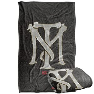 scarface monogram officially licensed silky touch super soft throw blanket 36″ x 58″