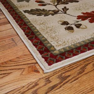 Mayberry Rugs Oak Mountain Area Rug, 2 ft 3 in x 7 ft 7 in, Beige