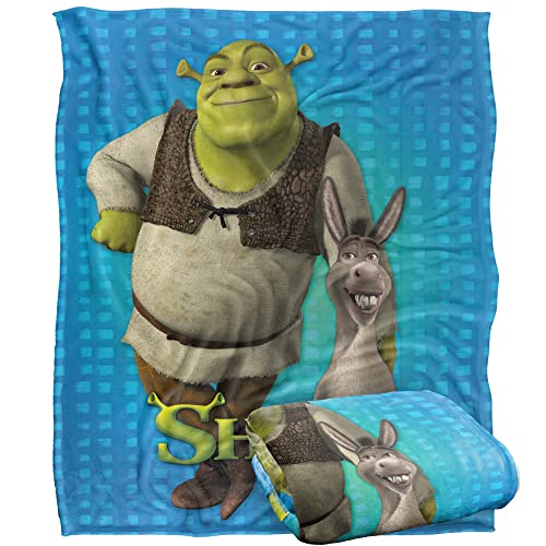 Shrek Pals Officially Licensed Silky Touch Super Soft Throw Blanket 50" x 60"