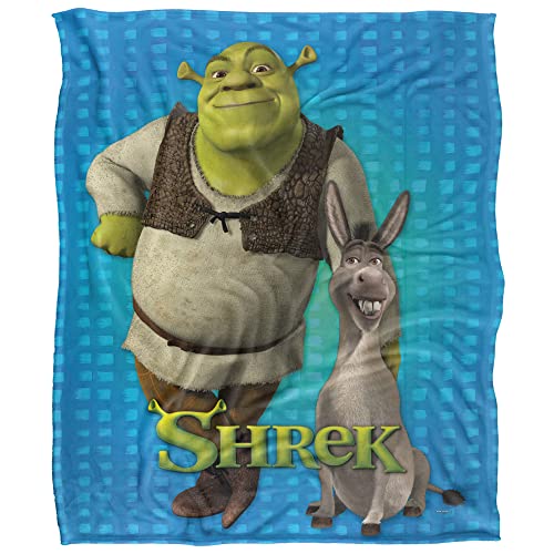 Shrek Pals Officially Licensed Silky Touch Super Soft Throw Blanket 50" x 60"