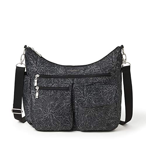 Baggallini womens Large Everywhere Bag, Midnight Blossom, Large US