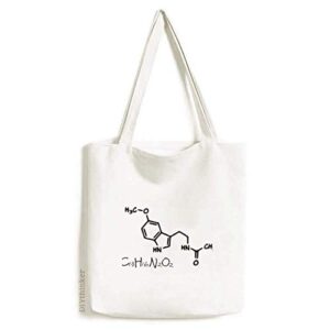 chestry kowledge structural formula tote canvas bag shopping satchel casual handbag