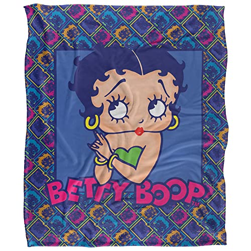 Betty Boop Pop Betty Officially Licensed Silky Touch Super Soft Throw Blanket 50" x 60"