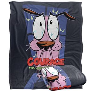 courage the cowardly dog window officially licensed silky touch super soft throw blanket 50″ x 60″