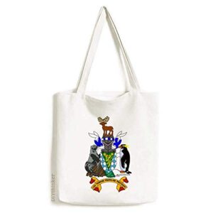 sgssi europe national emblem tote canvas bag shopping satchel casual handbag