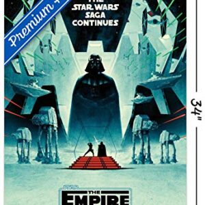 Trends International Star Wars: The Empire Strikes Back - 40Th Anniversary Wall Poster, 22.375" x 34", Premium Unframed Version