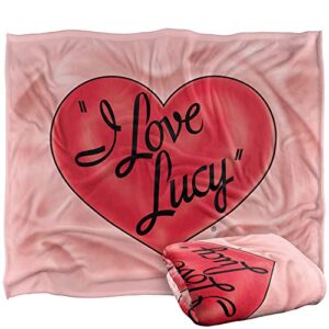 I Love Lucy 3D Logo Officially Licensed Silky Touch Super Soft Throw Blanket 50" x 60"