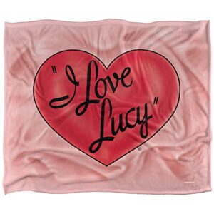 I Love Lucy 3D Logo Officially Licensed Silky Touch Super Soft Throw Blanket 50" x 60"