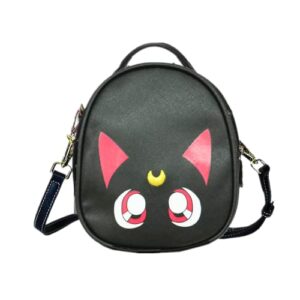 kerr’s choice girl women cute black kitty bag animie moon purse luna cat bag black cat backpack