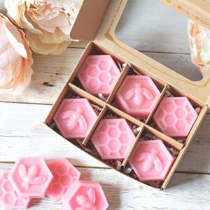 magnolia + peony + cherry blossom scented wax melt ps i love you | floral melts pink wedding favor | valentines day gift