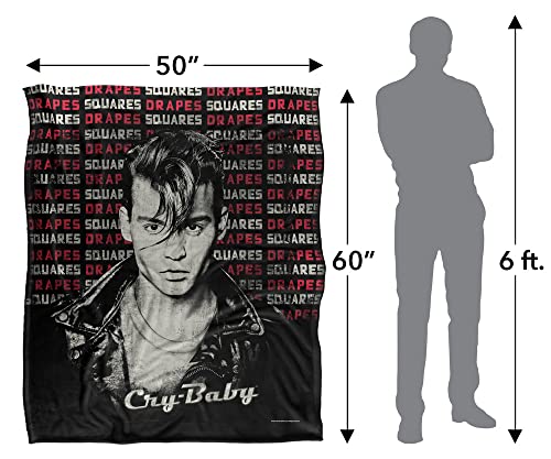 Cry Baby Drapes and Squares Officially Licensed Silky Touch Super Soft Throw Blanket 50" x 60"