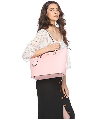 Women Fashion Synthetic Leather Handbags Tote Bag Shoulder Bag Top Handle Satchel Purse Wallet Set 4pcs