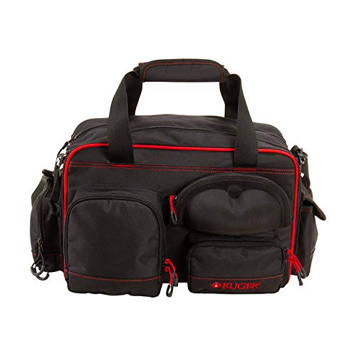 Ruger® Peoria Performance Range Bag By Allen®, Black and Red, One Size (27972)