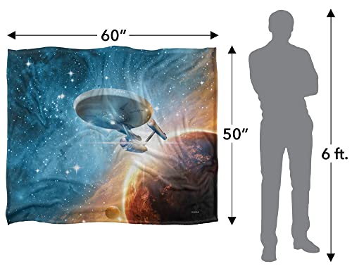 Star Trek Final Frontier Officially Licensed Silky Touch Super Soft Throw Blanket 50" x 60"