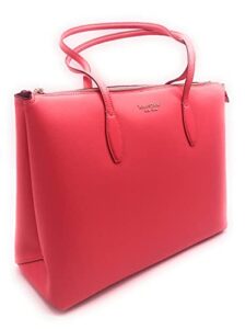 kate spade new york all day large zip top tote (peach melba)