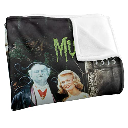 The Munsters Family Officially Licensed Silky Touch Super Soft Throw Blanket 50" x 60"