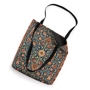 Retro Vintage Bohemian Carpet Floral Boho Ornament Pattern Tote Bag