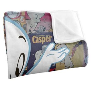 Casper The Friendly Ghost Casper and Covers Officially Licensed Silky Touch Super Soft Throw Blanket 50" x 60"