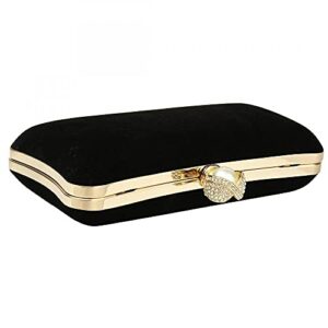 Women Velour Evening Clutch Bags Elegant Handbags Formal Party Clutches Purses for Wedding/Prom/Cocktail