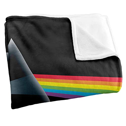Pink Floyd Dark Side of The Moon Officially Licensed Silky Touch Super Soft Throw Blanket 50" x 60"