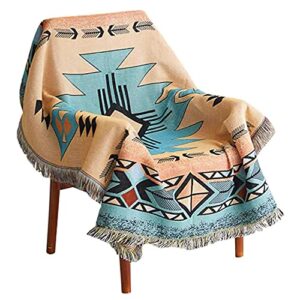 hopstar aztec throw blanket navajo indian blankets and throws boho western decor couch cover blanket for bed sofa living room beach travel 51″x63″