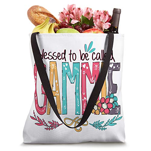 Blessed to be called Gammie Colorful For Grandma Tote Bag