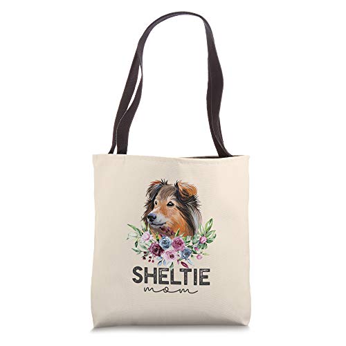 Shetland Sheepdog Gifts Dog Mama Sheltie Mom Tote Bag