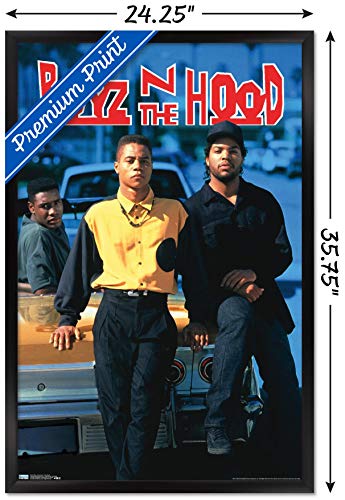 Trends International Boyz N The Hood - One Sheet Wall Poster, 22.375" x 34", Black Framed Version