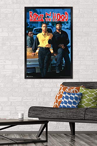 Trends International Boyz N The Hood - One Sheet Wall Poster, 22.375" x 34", Black Framed Version