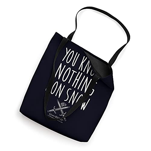 Game of Thrones You Know Nothing Tote Bag