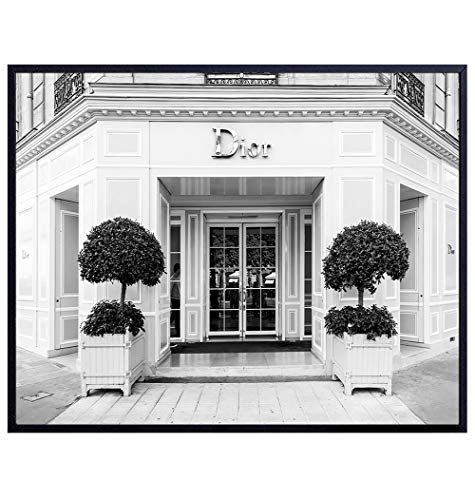 Glam Wall Decor Photo of Christian Dior Store - High Fashion Design Wall Art Picture - Designer Wall Decor - Glamour Wall Art Gift for Women - Designer Fashion Luxury Couture Home Decoration Poster